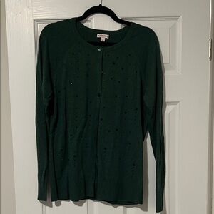 Merona Women's Dark Green Cardigan